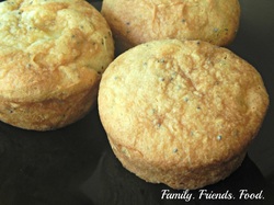 Lemon Poppyseed Muffins- Family. Friends. Food.